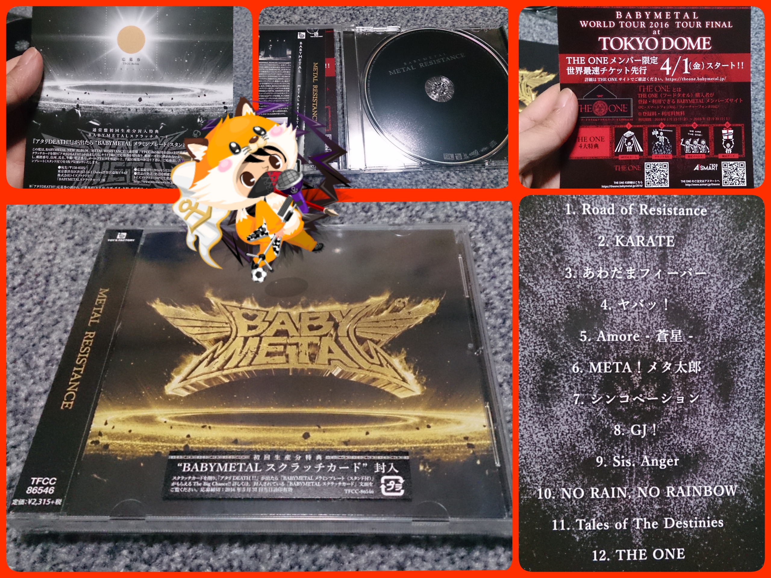 METAL RESISTANCE / BABYMETAL 購入レビュー