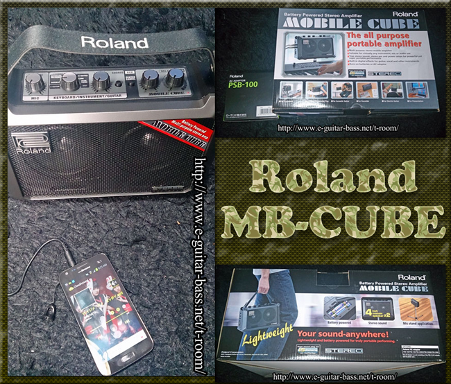 小型簡易PAモバイルアンプ Roland MOBILE CUBE（MB-CUBE）
