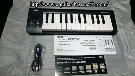 激安おすすめMIDIキーボード? KORG microKEY-25