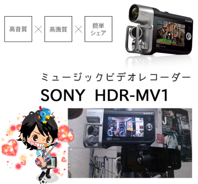 SONYミュージックビデオレコーダー　HDR-MV1