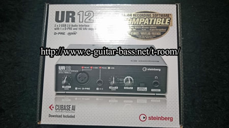 USBオーディオインターフェイス steinberg UR12