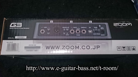 マルチエフェクターZOOM G3 購入レビュー